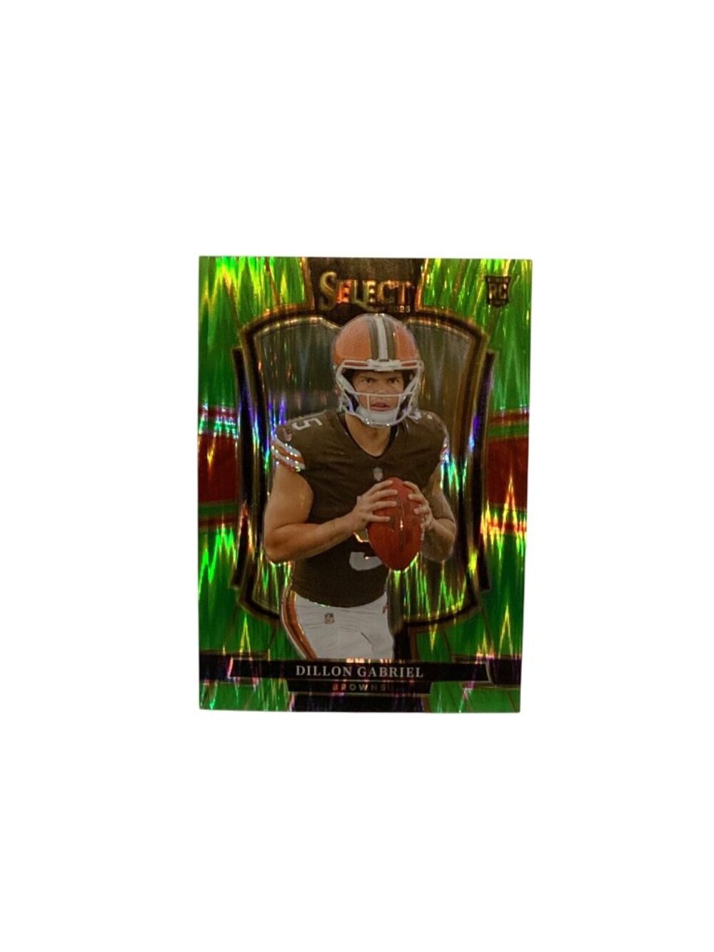 Dillon Gabriel Browns Panini Select Prizm #154 Green Shock Premier Level 321/699